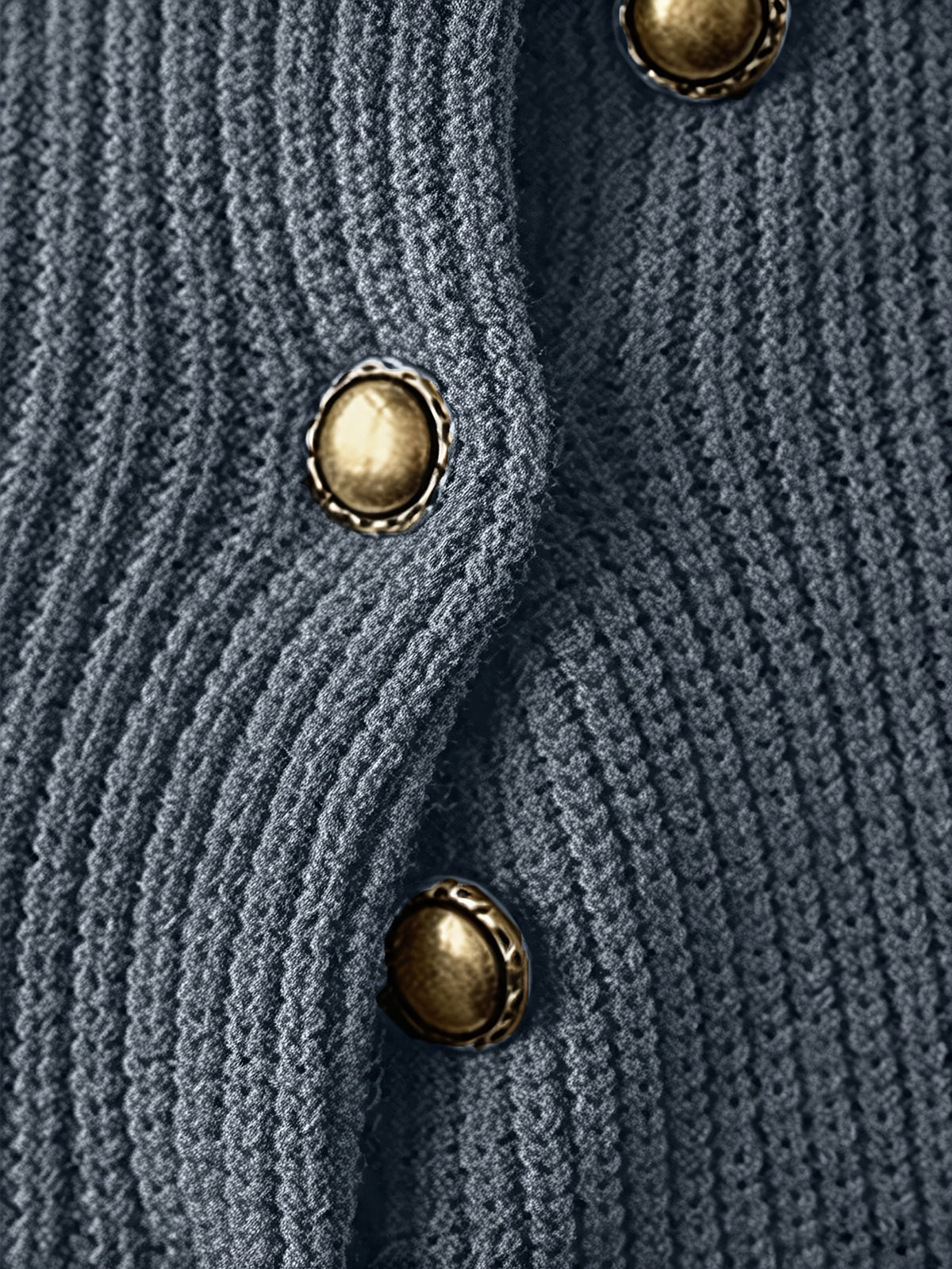 Men's Half-Turtleneck Sweater, Vintage Loose Drop-Shoulder Fit, Old Money Style Simple Casual Design, Autumn/Winter Warm Cable Knit Fabric, Skin-Friendly and Soft, Diagonal Placket with Button Row, Versatile Men's Knit Top, Men's Long-Sleeve Pullover - Dark Gray