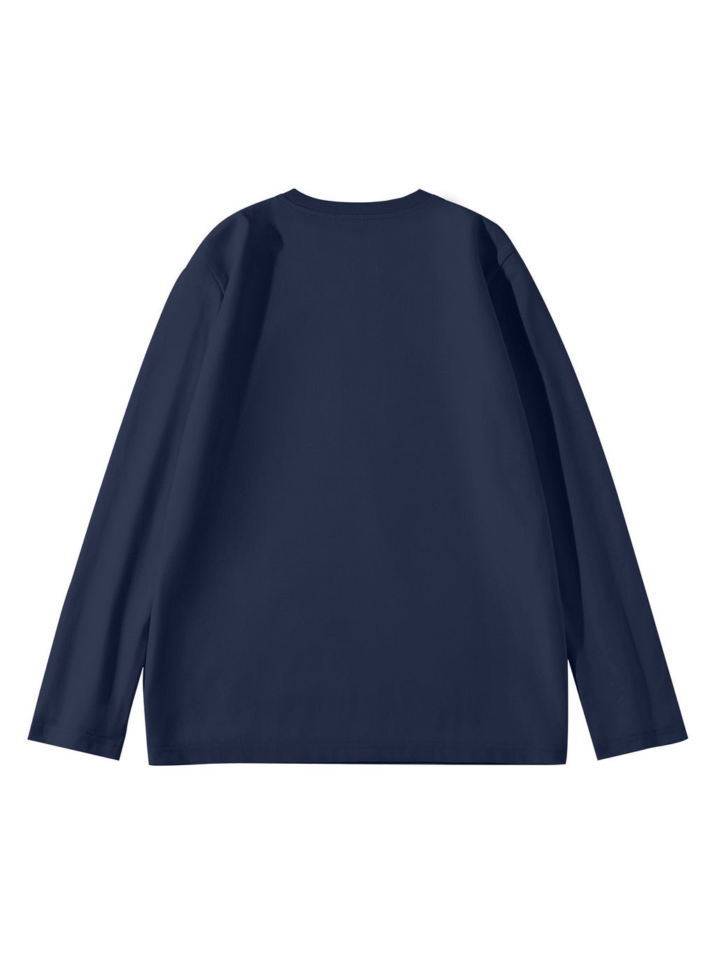 Mùshān Snow Selected Paul Frank Pure Breathable Spring And Autumn Men'S Long Sleeve T-Shirt - Navy