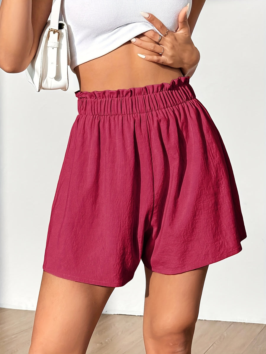 Size Women'S Shorts - Burgundy