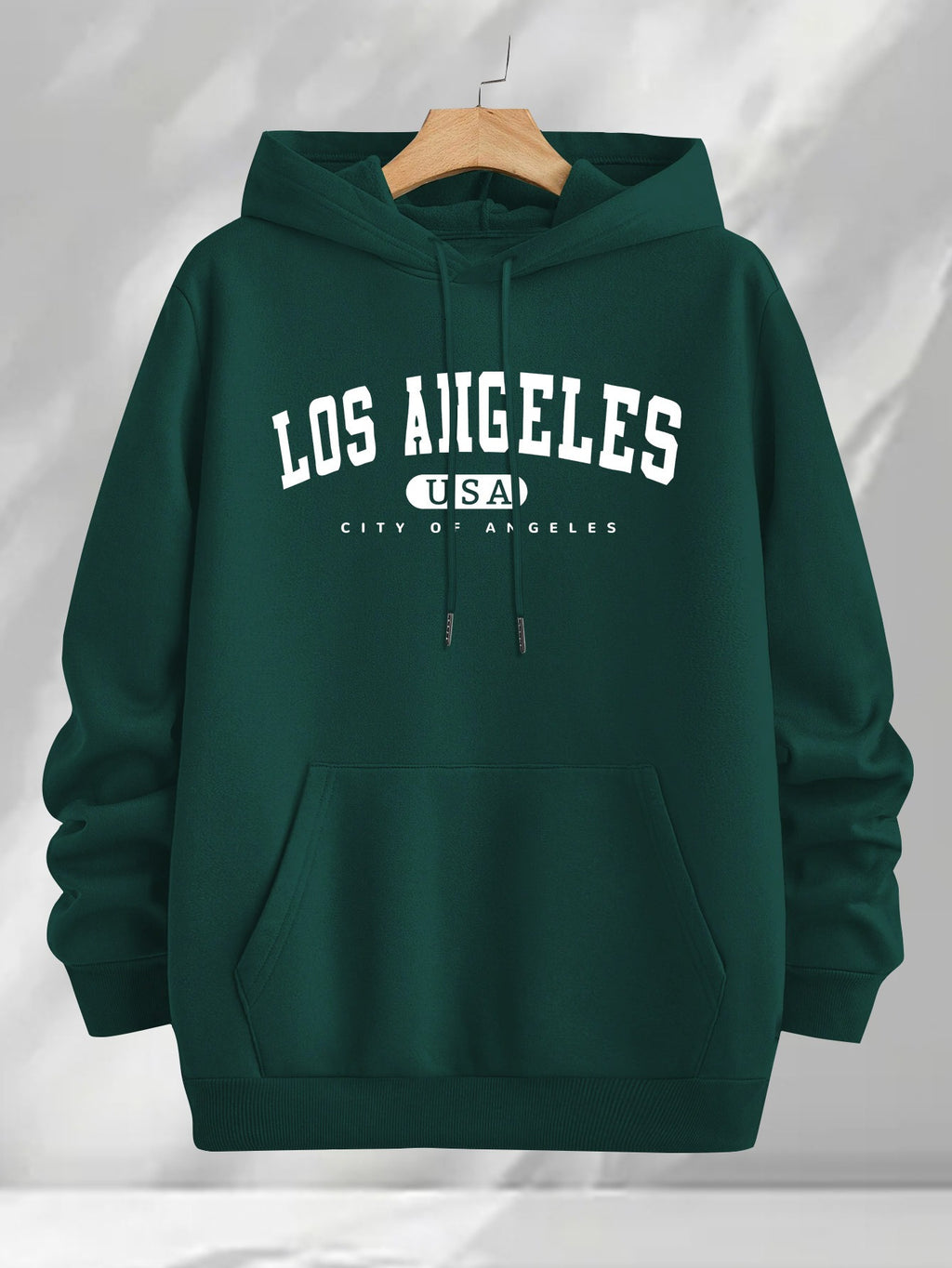3pcs Urban Element Print Sweatshirt, Men's Casual Hooded Sweatshirt, Long-sleeve Pullover, Slight Stretch, Knitted Polyester Fabric, Regular Men's Hoodie - Green+Coffee+Black