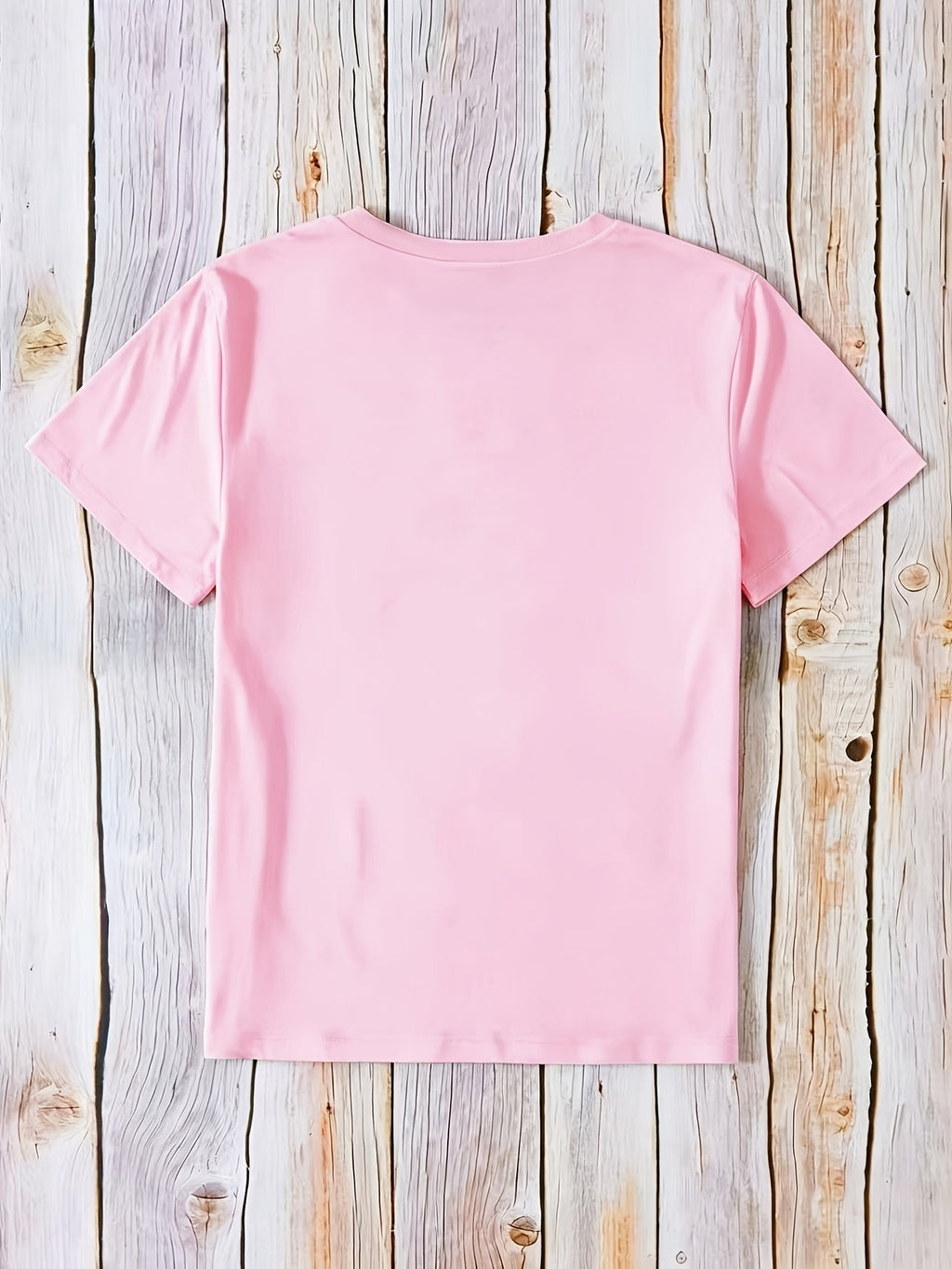Women'S Short-Sleeve T-Shirt Printed with Blue Butterfly Patterns And The Text "Good Things Take Time". Made of, This Casual Top Comes in Multiple Sizes, Soft for Everyday Wear And Suitable for Outdoor And Daily Leisure - Pink