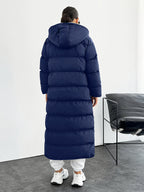 Fashionable and Elegant Thick Coat - Blue