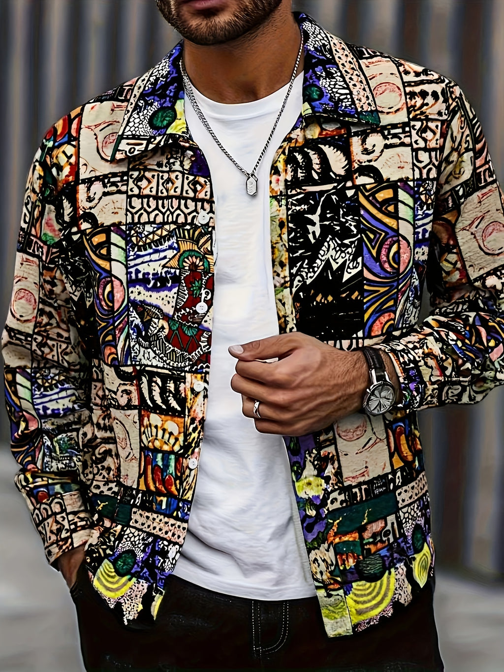 Men'S Casual Shirt - Mixed colors