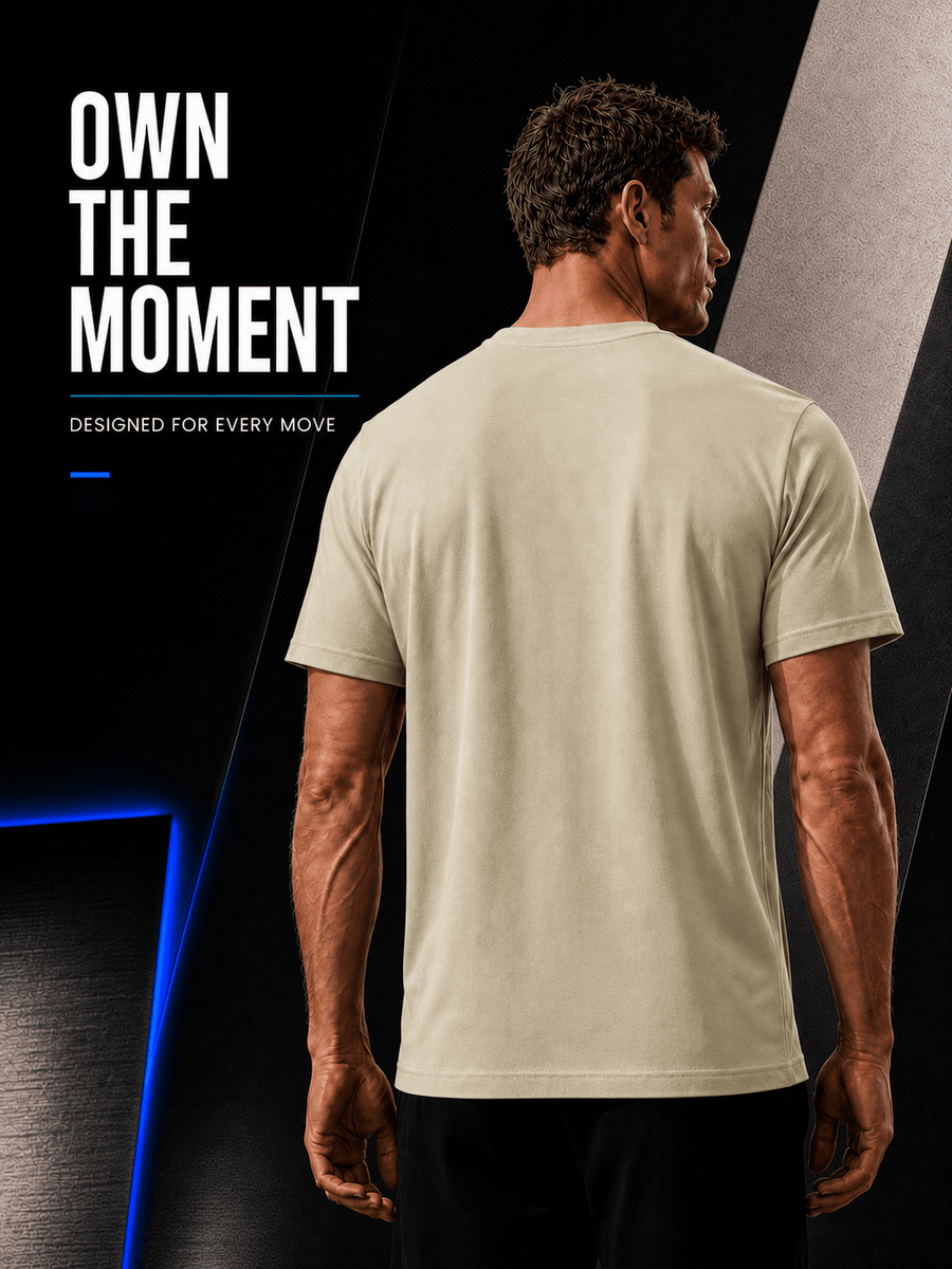 15pcs High-Quality Men'S Solid Color Short-Sleeve T-Shirts, Available in Multiple Colors, Casual, Comfortable, Lightweight, Fashionable, Basic Style Tops, Suitable for Daily Wear, Work, Sports, And As Gifts - Khaki 15PC
