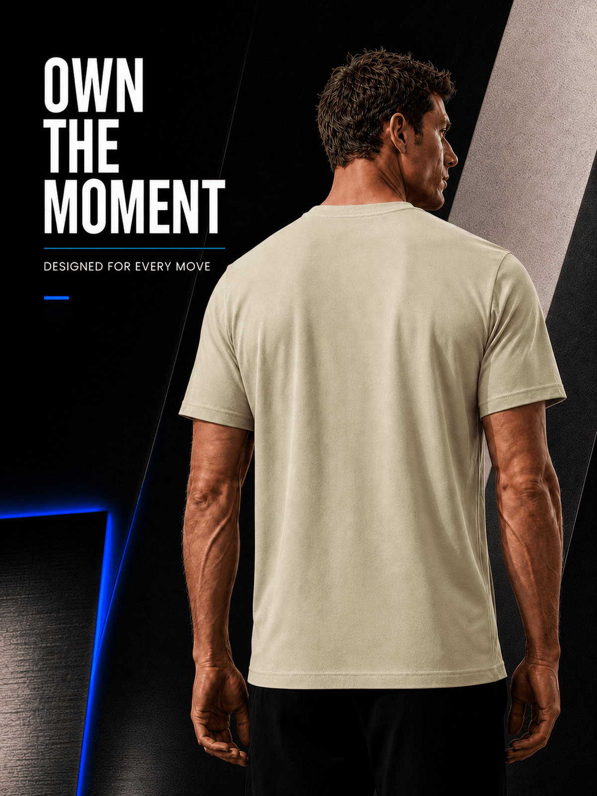 15pcs High-Quality Men'S Solid Color Short-Sleeve T-Shirts, Available in Multiple Colors, Casual, Comfortable, Lightweight, Fashionable, Basic Style Tops, Suitable for Daily Wear, Work, Sports, And As Gifts - Khaki 15PC