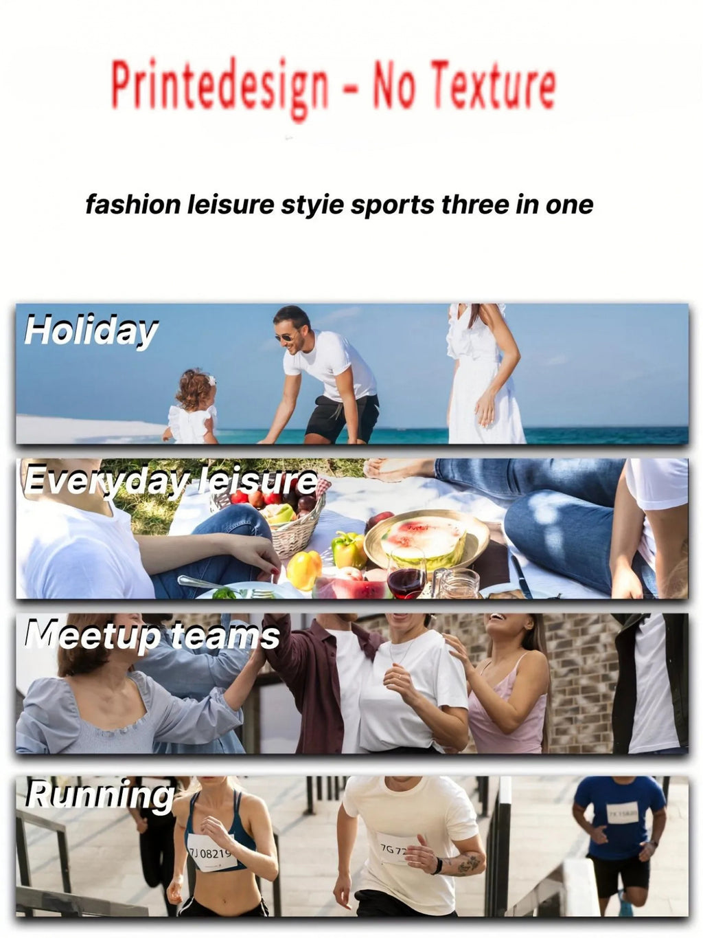 Men'S Breathable Short Sleeve T-Shirt - Summer Trendy Street Style Round Neck Tee, Casual Versatile Top for Teens And Adults, Comfortable Soft Fabric [Printed Design - Not Textured] - Mixed Color 3