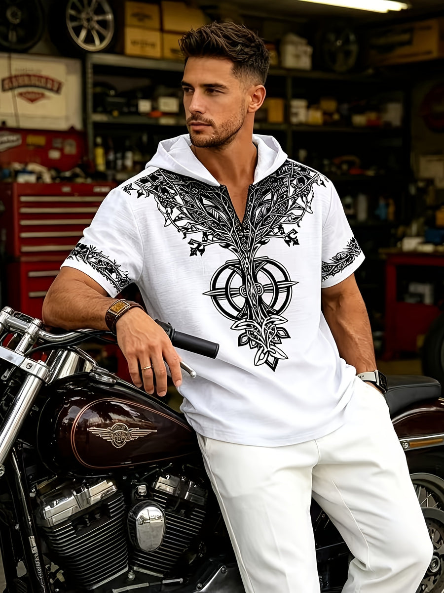 A Summer Essential with a Relaxed Fit, Versatile for Daily Wear, Suitable for Both Commuting and Casual Occasions - White