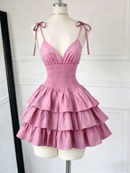 Y2K Spring Summer Cami Dress - Pink
