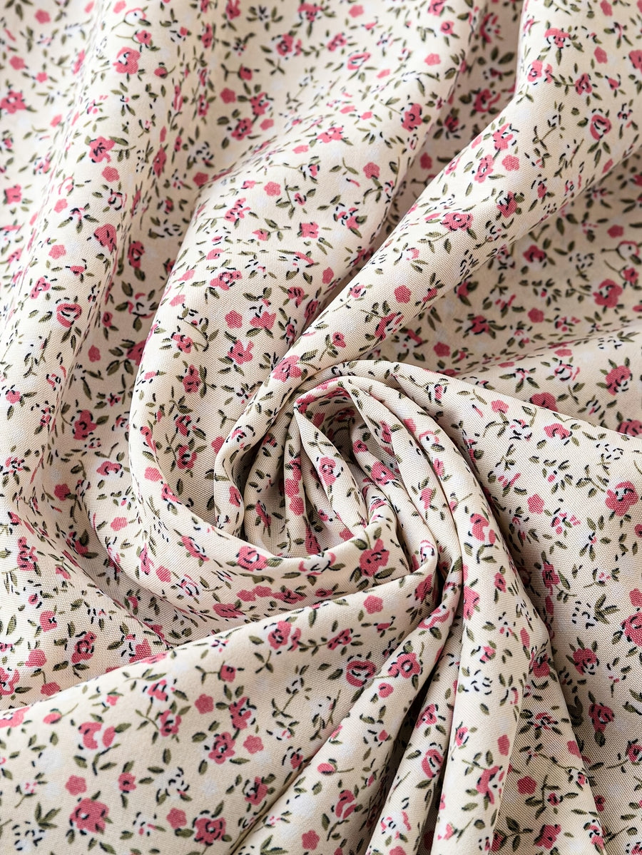 Women's High Waist Floral Maxi Skirt, A-Line Flowy Resort Skirt, French Style Elegant Dress for Spring Summer Fall - Peach