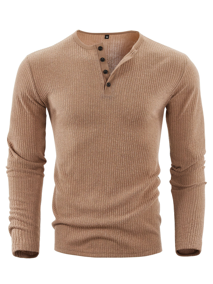 3pcs Set of New Autumn Knit Tops - Khaki + Navy Blue+ White