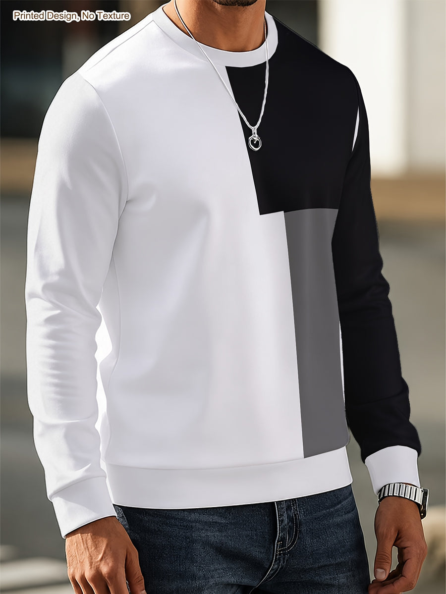 Men's Casual Sweatshirt - Mixed colors