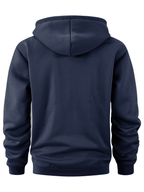 Men'S Hoodie Multi-Zipper Pocket Design Abstract Figure Graphic Print Casual Streetwear Outdoor Autumn Winter 3pcs Set - Navy Blue + Khaki + Black