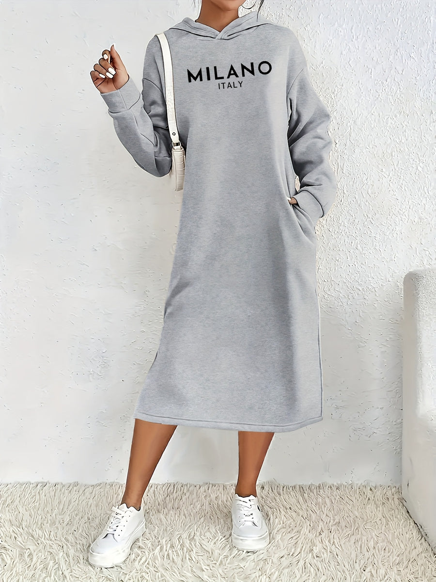 Women's Fashion Dress - Light Grey