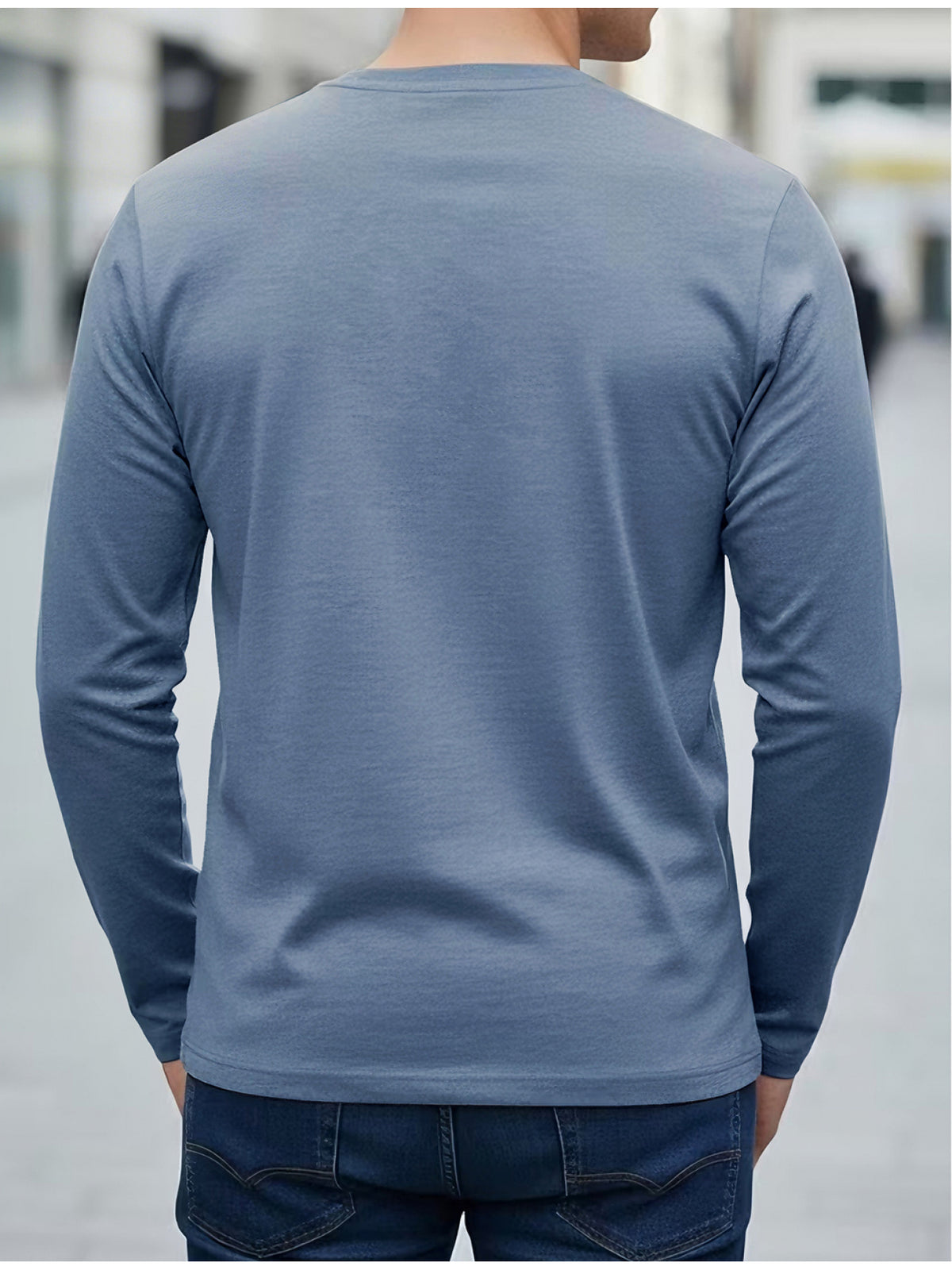 [Print Design - Not Textured], Men'S Long Sleeve T-Shirt, Trendy Graphic Print, Comfortable And Breathable for All Seasons, Casual Outing Essential, Machine Washable - Mixed Color 9