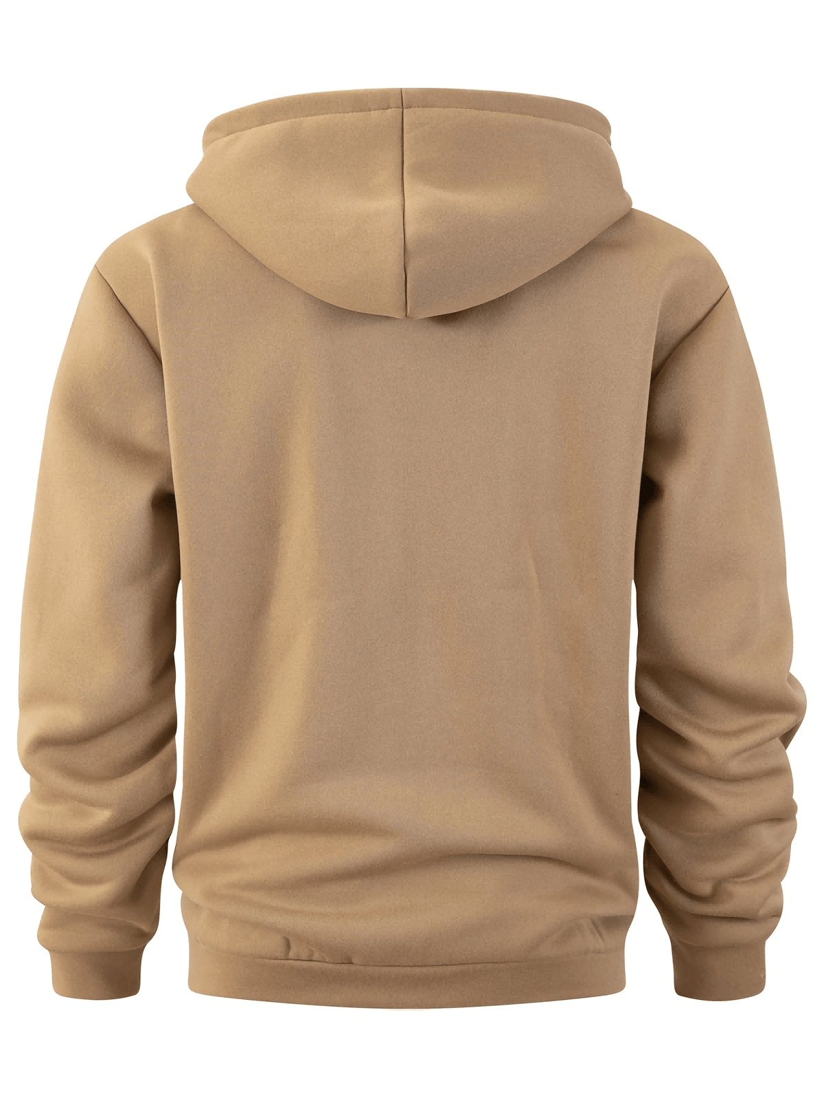 Men'S Hoodie Multi-Zipper Pocket Design Anchor Pattern Casual Style Outdoor Wear Autumn Winter 3pcs - Dark Gray + Khaki + Black