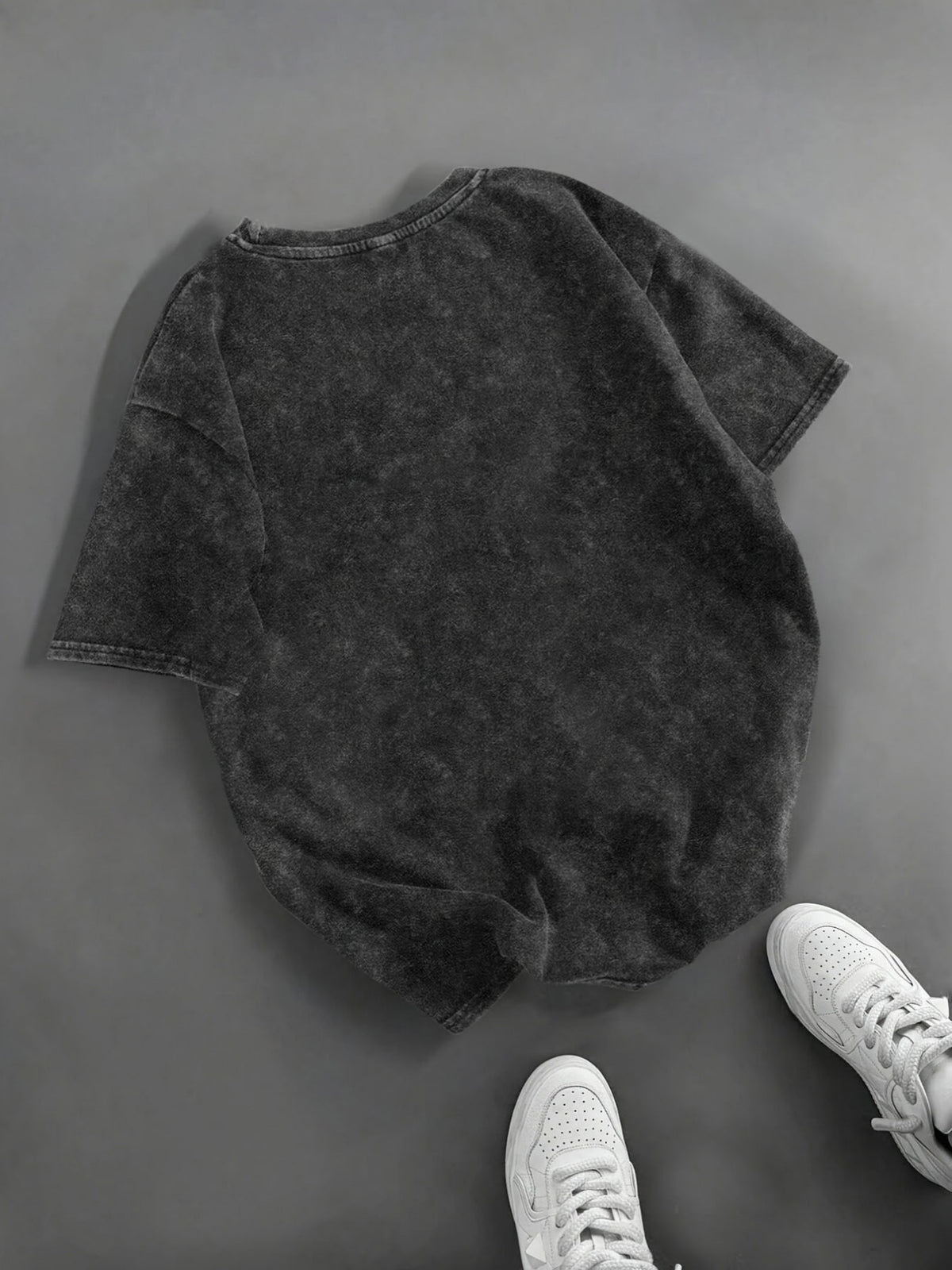 Stylish Women'S Printed T-Shirts. Vintage-Style Washed T-Shirts. High-Quality Spring/Summer Tops with a Small Round Neck. Perfect for Everyday Fashion And a Great Gift for Women - Deep Grey