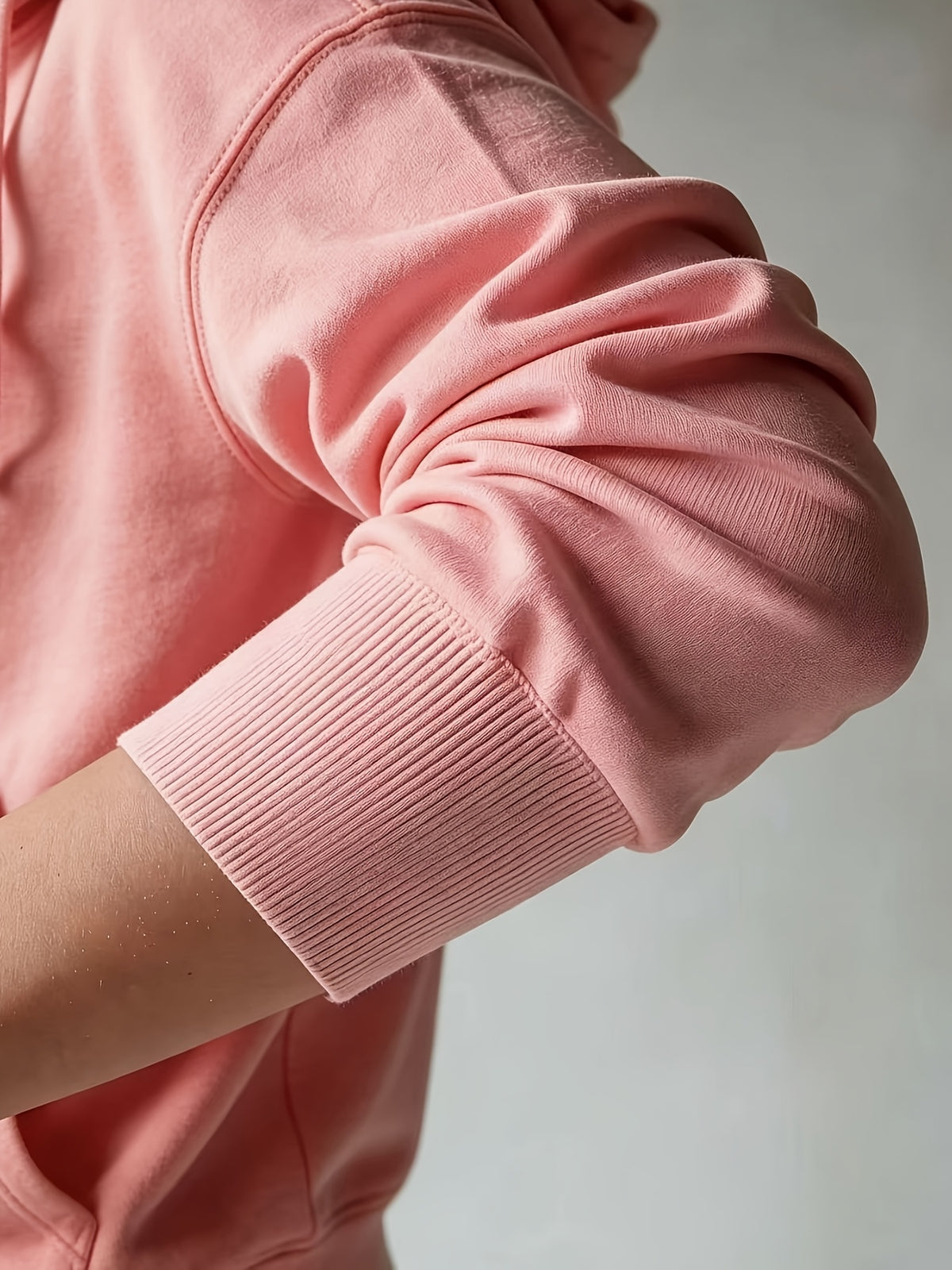 Women's Casual Hooded Cardigan, Button-Up Long Sleeve Top, Lightweight Loose Hooded Outerwear, Suitable for Daily/Commute/Vacation Multi-Scene Wear, Gavin - Watermelon Powder