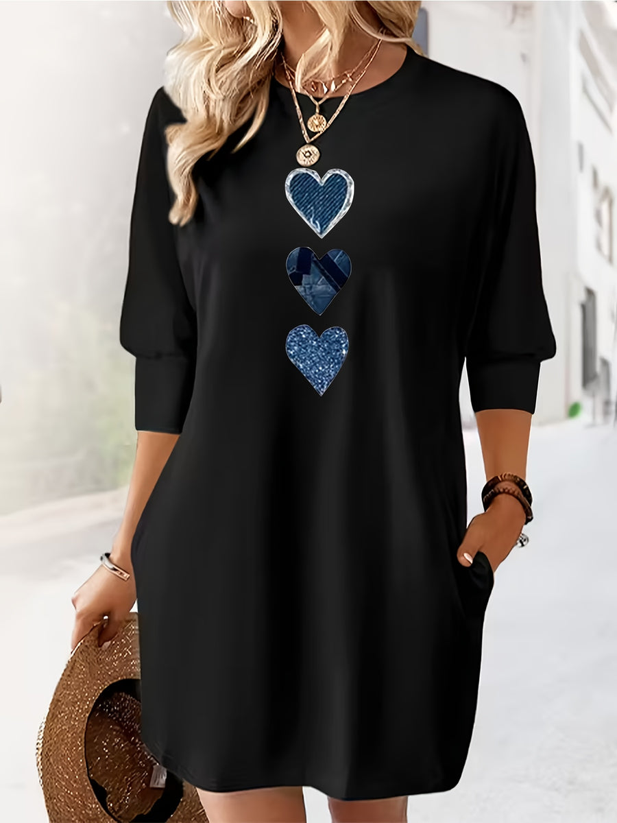 Women'S Fashion Dress - Black