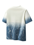 New Summer Men'S Trendy Loose Short Sleeve T-Shirt Casual Round Neck Half Sleeve Tee - Light Beige