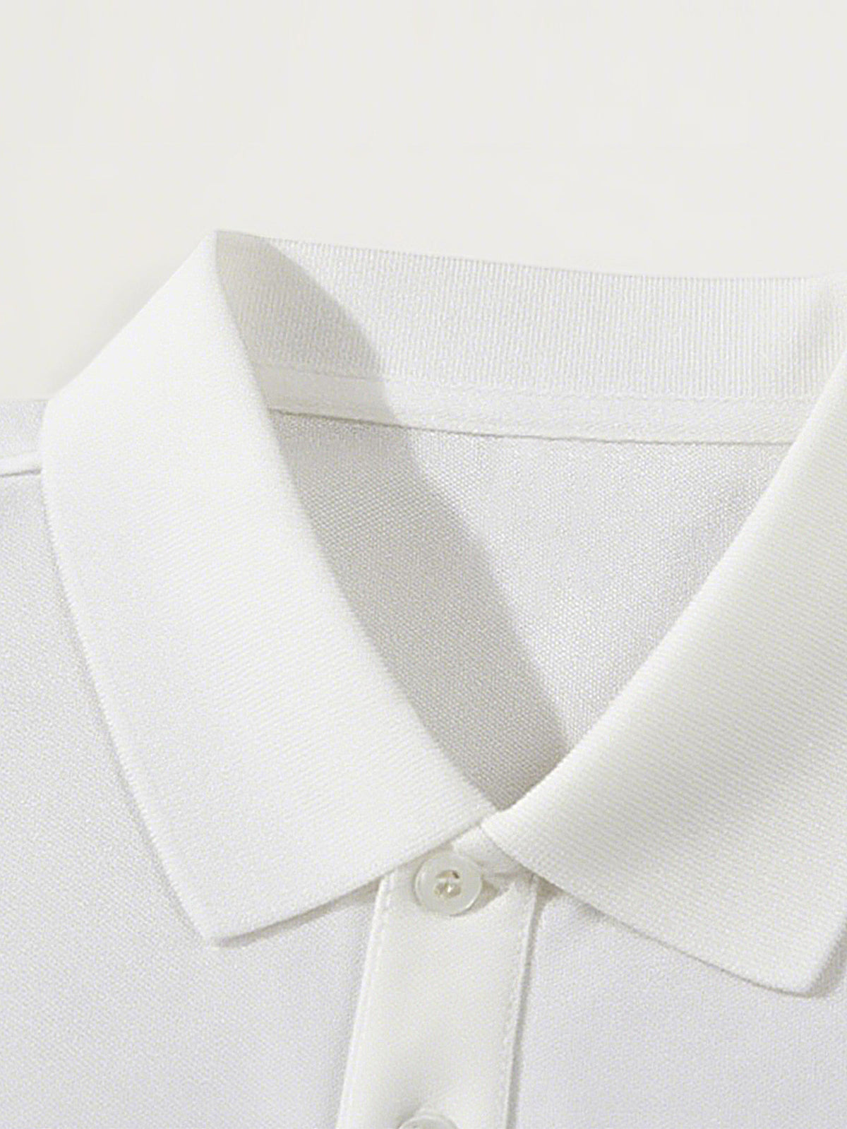 Men's Vintage Polo Shirt Short Sleeve Lapel Collar with Logo Letter Print - Retro Brand Logo, Machine Washable Regular Fit Casual Streetwear Suitable for Office, Semi-Formal & Casual Attire - White
