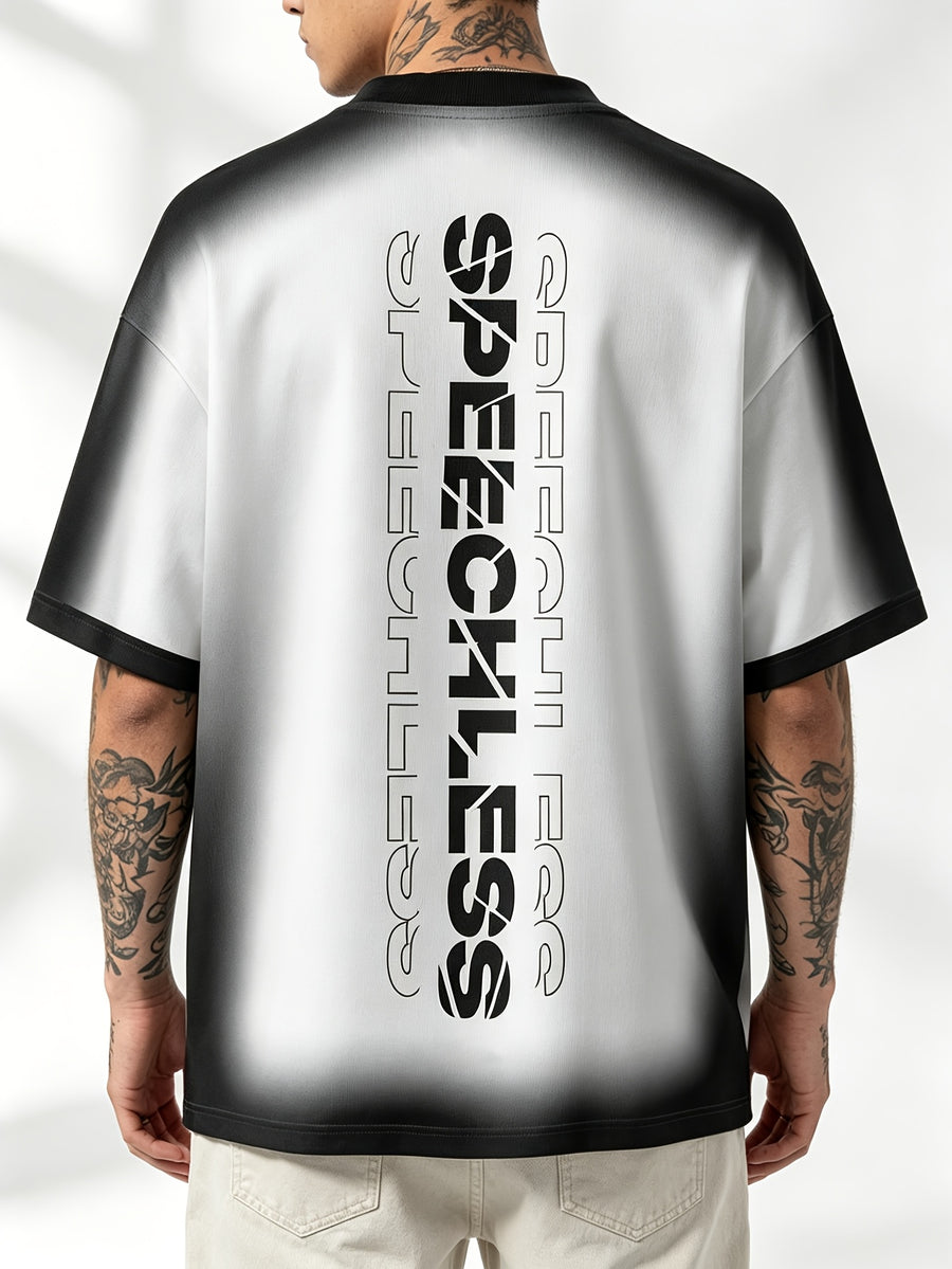 [Print Design-Not Texture] 2026 Summer New Men'S Short Sleeve T-Shirt, Back Letter Style, Street Style Print T-Shirt - No. 10 American Retro Digital Contrast Design - Fabric Short Sleeve - Summer Lightweight Top - Mixed colors