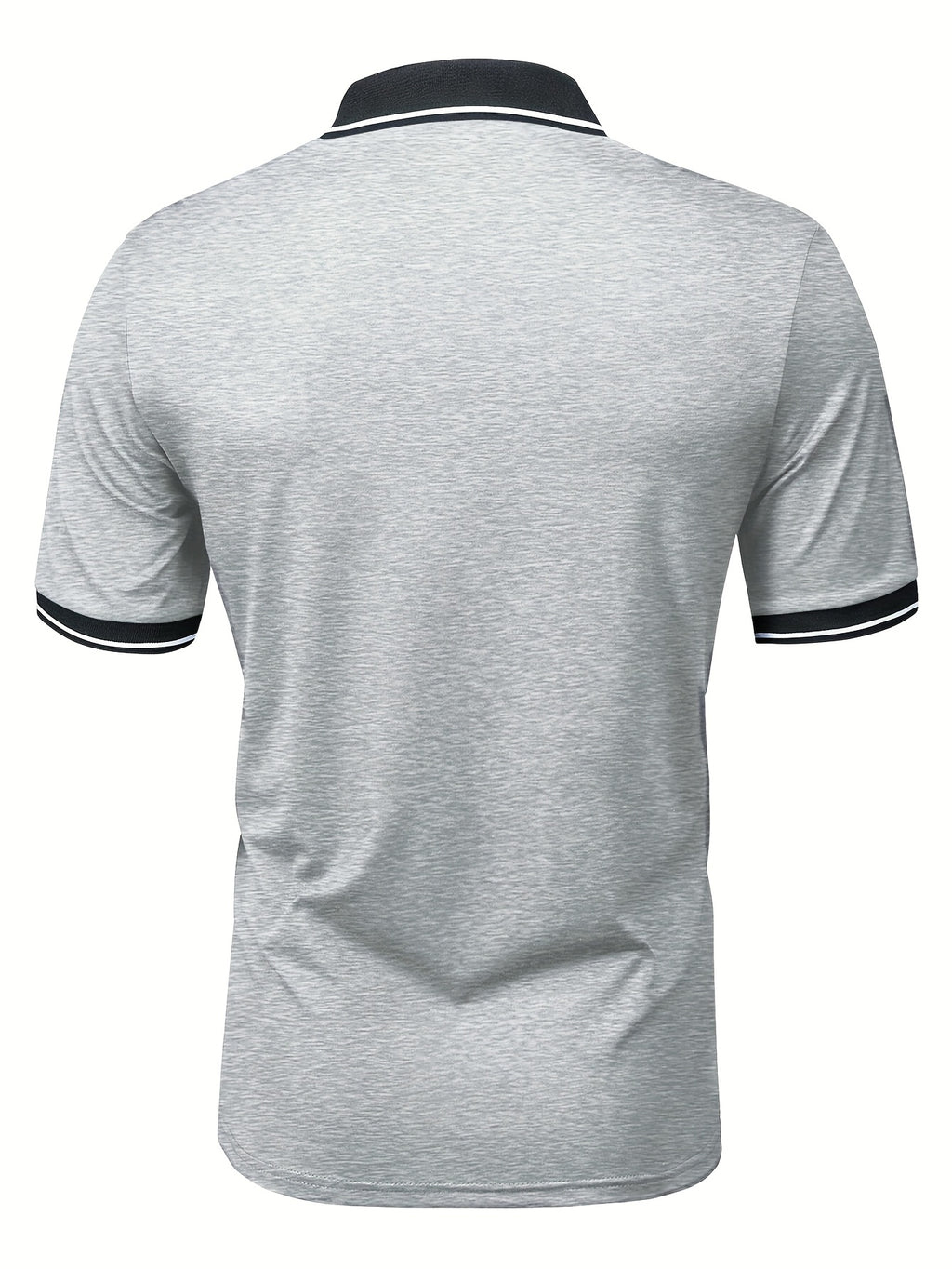 5pcs Summer Lapel Men's Shirts, Solid Color Plain Short Sleeve Shirts, Multi-Color Workwear, Casual Sportswear, Men's Executive Tops - Mix color 5
