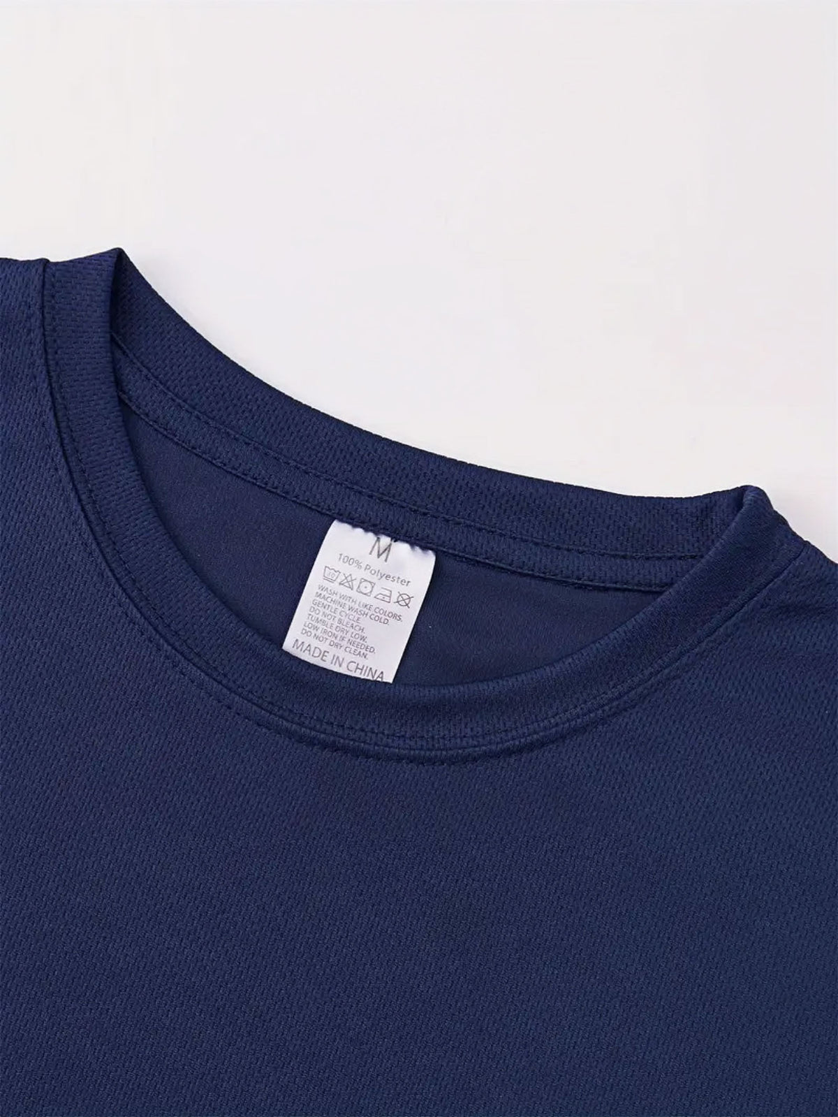Men's 2026 New Arrival Short Sleeve T-Shirt - Soft Breathable Regular Fit Round Neck Tee with Five-Pointed Star Print, Suitable for Casual Attire, Outdoor Activities & Gym, Casual Athletic Shirt for All Seasons, Machine Washable for Males - Navy Color