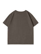 JEANSWEST Men's Summer 100% Cotton Sporty Casual Short-Sleeve T-Shirt, Loose Fit - Medium Grey