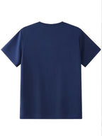 Men's Breathable Training T-Shirt - Ideal for Tennis and Basketball Training, Breathable and Lightweight - Navy Color