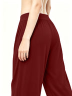 Popular Loose-Fit Casual Pants, Comfortable Women's Clothing - The color of rouge