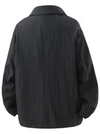 A Men's Casual and Fashionable Suit Jacket, with a British Style Mini Suit and a Casual Suit Silhouette, Suitable for Travel, Work, Parties, College Holidays, Gifts, with Elasticity, Easy and Unrestrained - Black