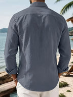 Men's Fashion Casual Shirt - Dark Gray