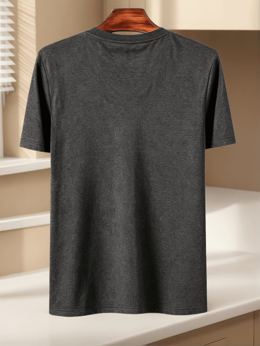Casual Style Men'S T-Shirt Star Trail Design Summer Wear Gift for Him - Dark Gray