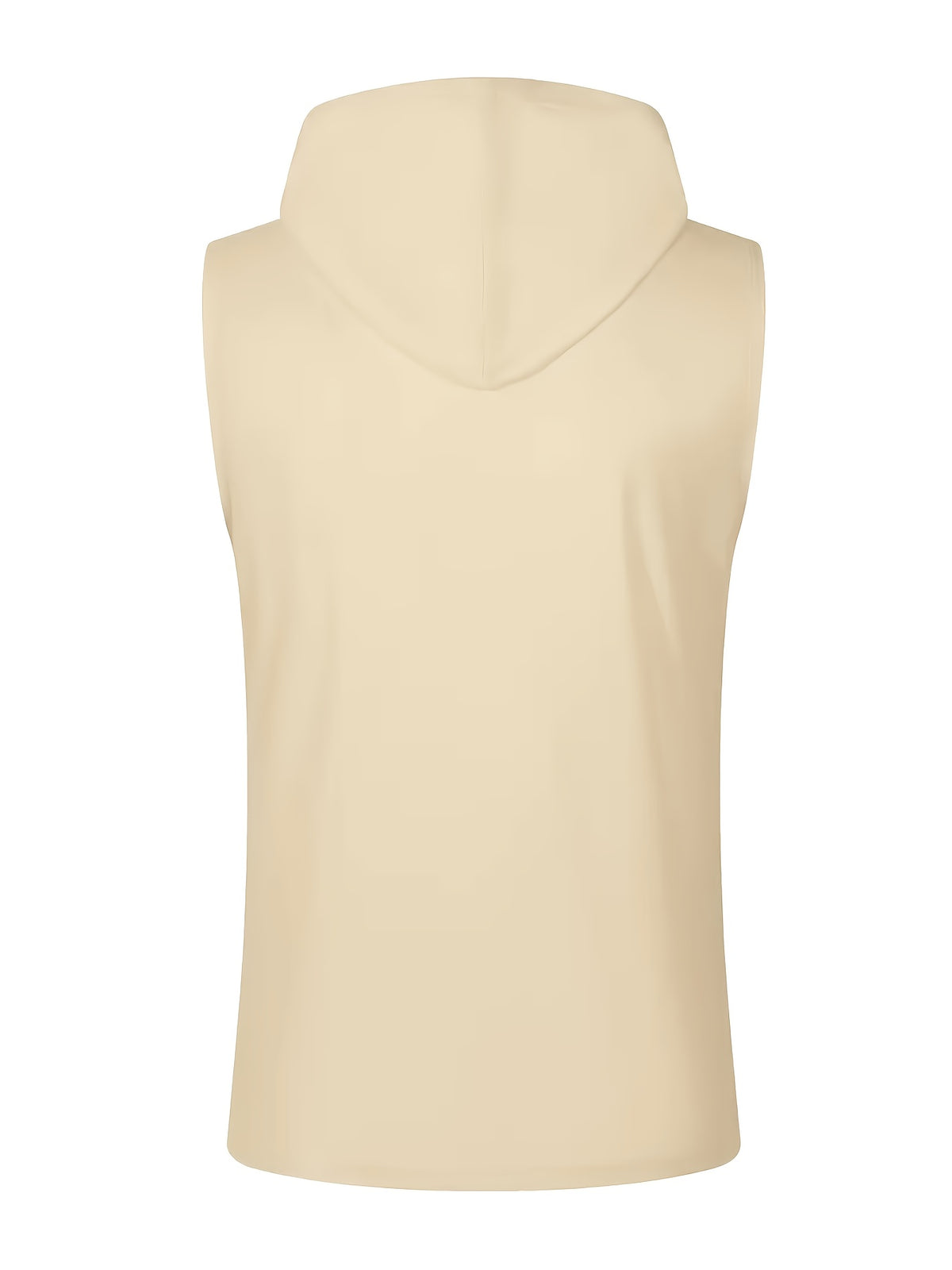 Men's Quick-Dry Athletic Hoodie - Sleeveless Gym Shirt, Breathable Workout Top for Running, Outdoor Sports - Lightweight Moisture-Wicking Activewear (Machine Washable), Running Shirt, Casual Sportswear, Tropical Print, Durable Construction, Performance - Khaki