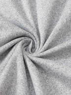 Women's Samurai Sword Print T-Shirt - Cherry Blossom & Katana Design Short Sleeve Round Neck -Compatible Fit Suitable for Spring Summer Fall Casual Wear, Machine Washable -Themed Outfits - Heather Grey