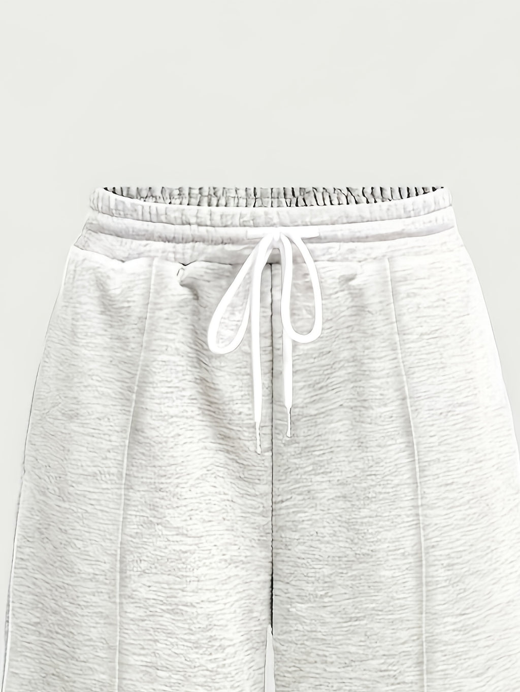 Casual Pants, Loose Wide-Leg Casual Pants, Elastic Waistband Athletic Pants, Warm Elastic Waistband Casual Pants for Women's Autumn/Winter Outerwear - No. 1 Gray