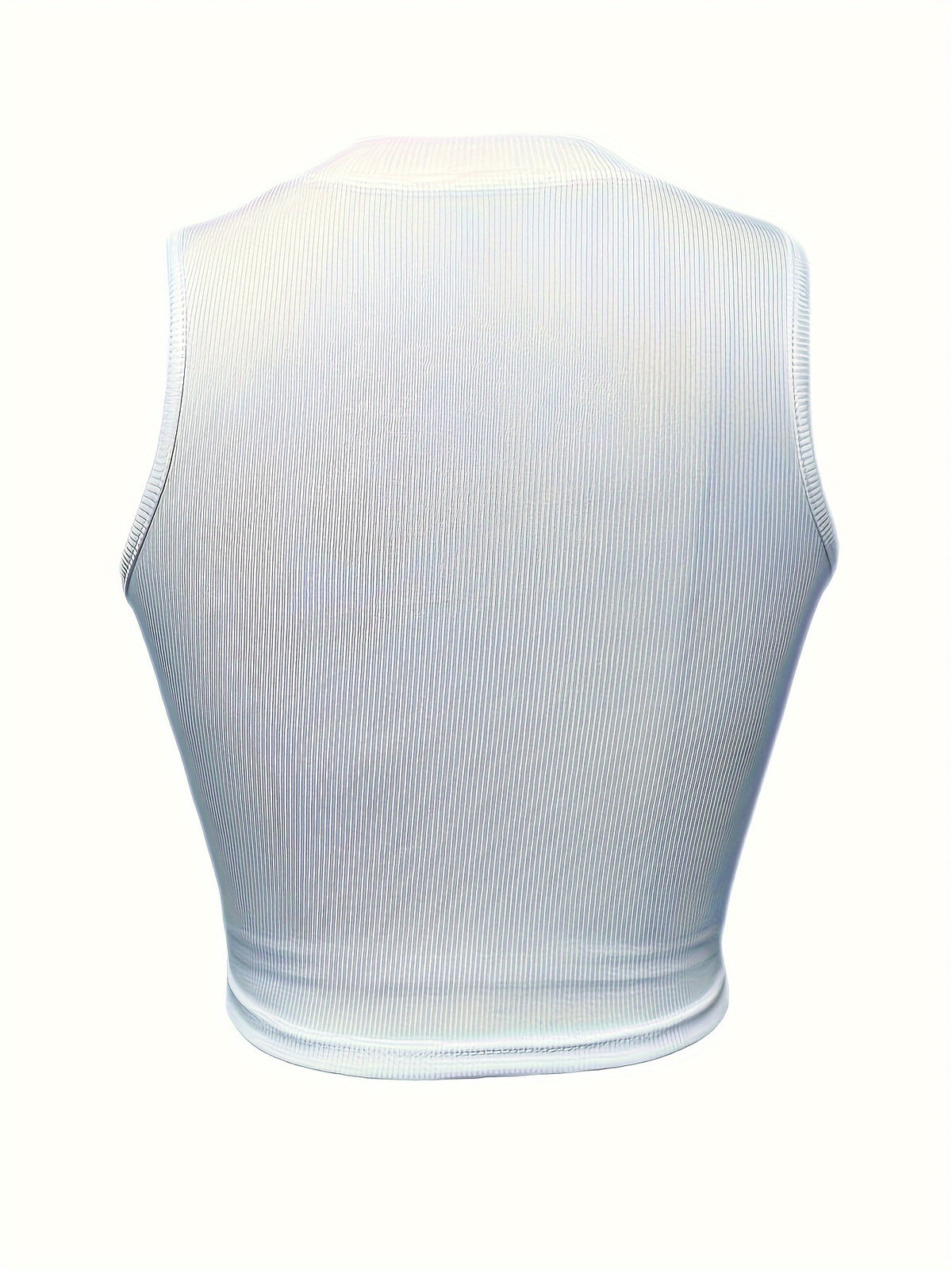Women'S Hot Stamping Short-Sleeved Tight T-Shirt - Milky