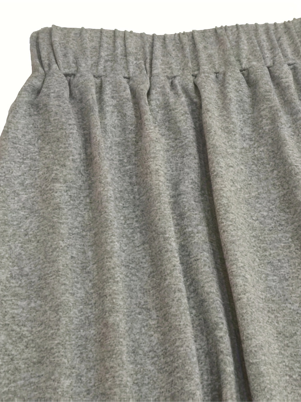 Plus Size Fashion Temperament Casual Solid Color Hooded Sweatshirt Short-Sleeved Top Drawstring Shorts Skirt Two-Piece Set - Grey