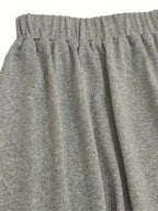 Plus Size Fashion Temperament Casual Solid Color Hooded Sweatshirt Short-Sleeved Top Drawstring Shorts Skirt Two-Piece Set - Grey