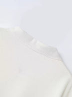 Men'S Casual Business Textured Lapel Jacket 2pcs Set, Easy Light Mature Business Style, Lapel Zipper Style with Side Pockets And Wrinkle-Resistant Stiff Suit, Middle-Aged Office Business Social Commuting Men'S Wear - White+Khaki