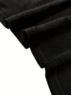 Joyful Gesture Happy Abstract Lines Printed Elastic Strapless Women's Clothing All Seasons - Black