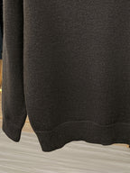 Men'S Lapel Long Sleeve Knit Sweater, Ribbed Cuffs And Hem, Versatile for Casual And Business Wear - Brown