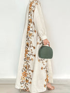 Arabic Dress Abaya - Khaki