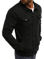 High-End Fashion Boutique Denim Jacket - Black