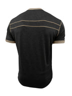 Summer Men'S Short Sleeve T-Shirt Classic Henry Shirt Men'S Short Sleeve Shirt Soft And Skin-Friendly A Must-Have for Summer Breathable And Cool Two-Piece Set for - Blue with Royal Blue