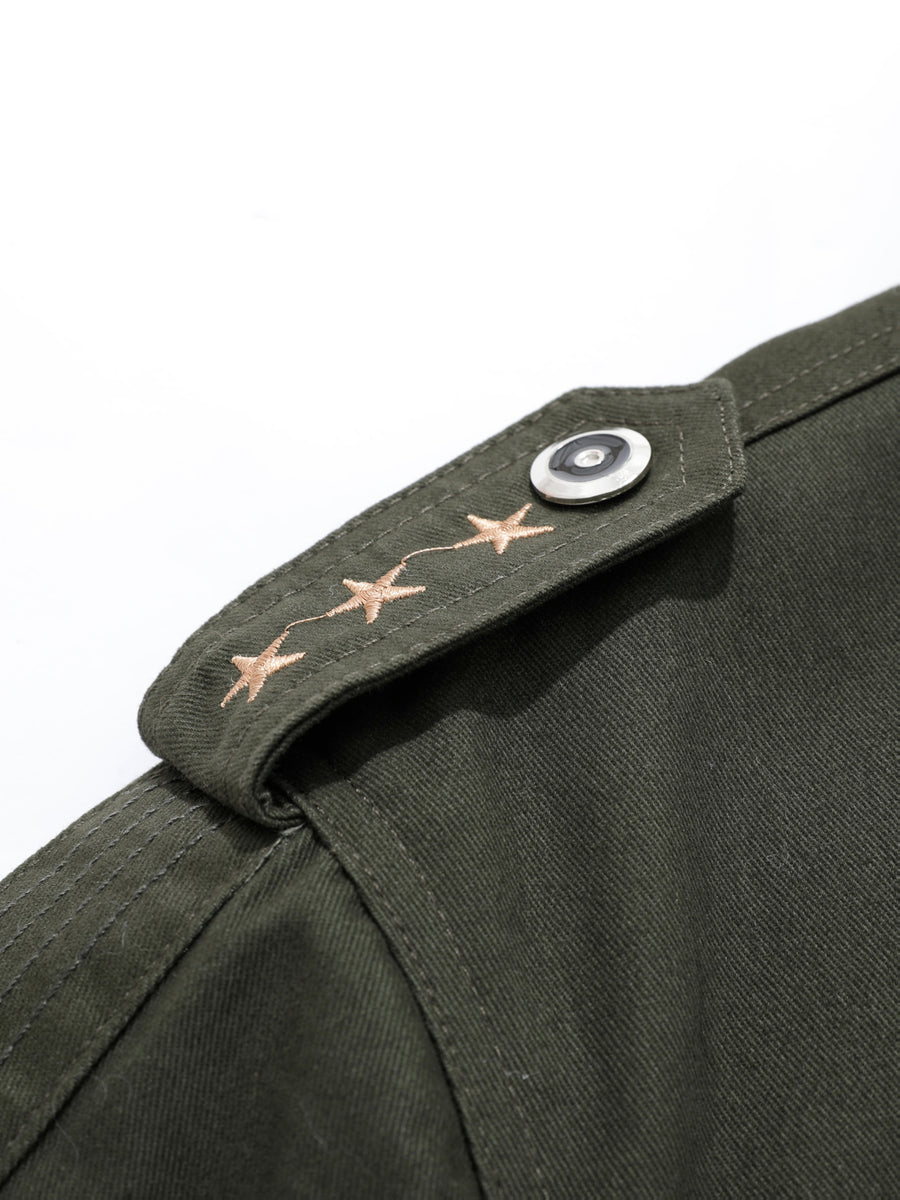 [Pearson OBM] Men'S Jacket, Athletic Jacket, Warm Jacket, Fall Jacket for Men, Outdoor Military Style Plus Size Student Training Outfit, Climbing Sports Wear, Air Force Jacket, Men'S Flight Suit - fern green