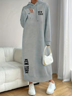 Women'S Fashion Dress - Light Grey