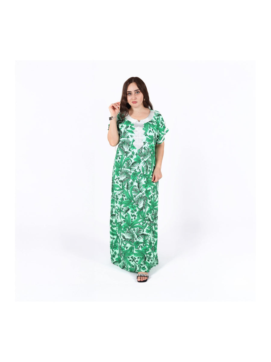 Linelle-Ladies' Jalabiya Dress - Green