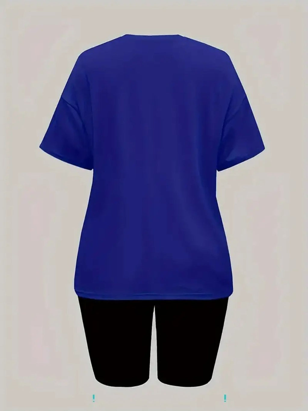 Women'S Disney-Themed T-Shirt Set Featuring a Casual Round Neck And Short Sleeves with a Winnie The Pooh Print, Perfect for Everyday Wear Or As a Gift. Ideal for Daily Outfits, Trendy Casual Wear - Blue