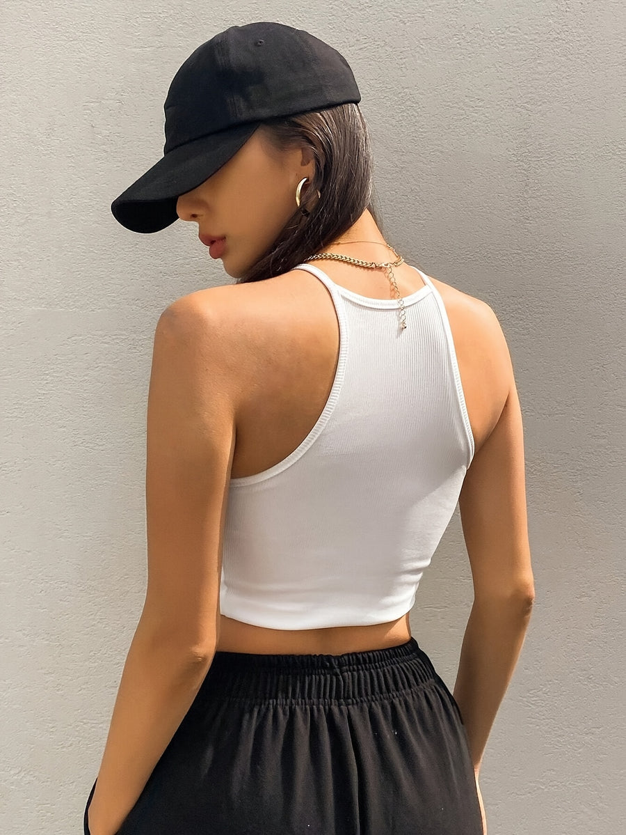 Women'S Sexy Tank Top - White